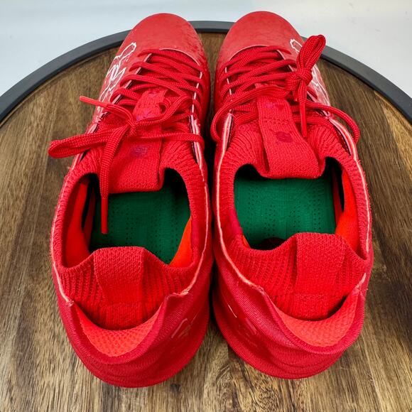 Under Armour Blur Smoke Suede 2.0 MC Red Football Cleats Men's Size 8 NEW - Picture 6 of 9